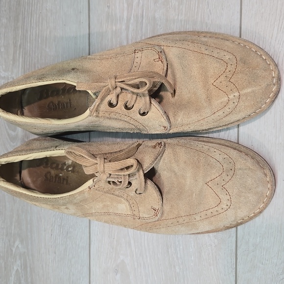 Men\'s Suede Wingtip Derby - Beige/Tan main image 8